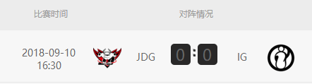 截止到2018LPL夏季赛半决赛前 iG对JDG保持全胜记录