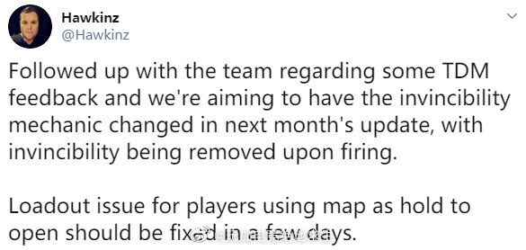 PUBG官方：将持续跟进玩家对团竞模式的反馈 下月修改无敌机制